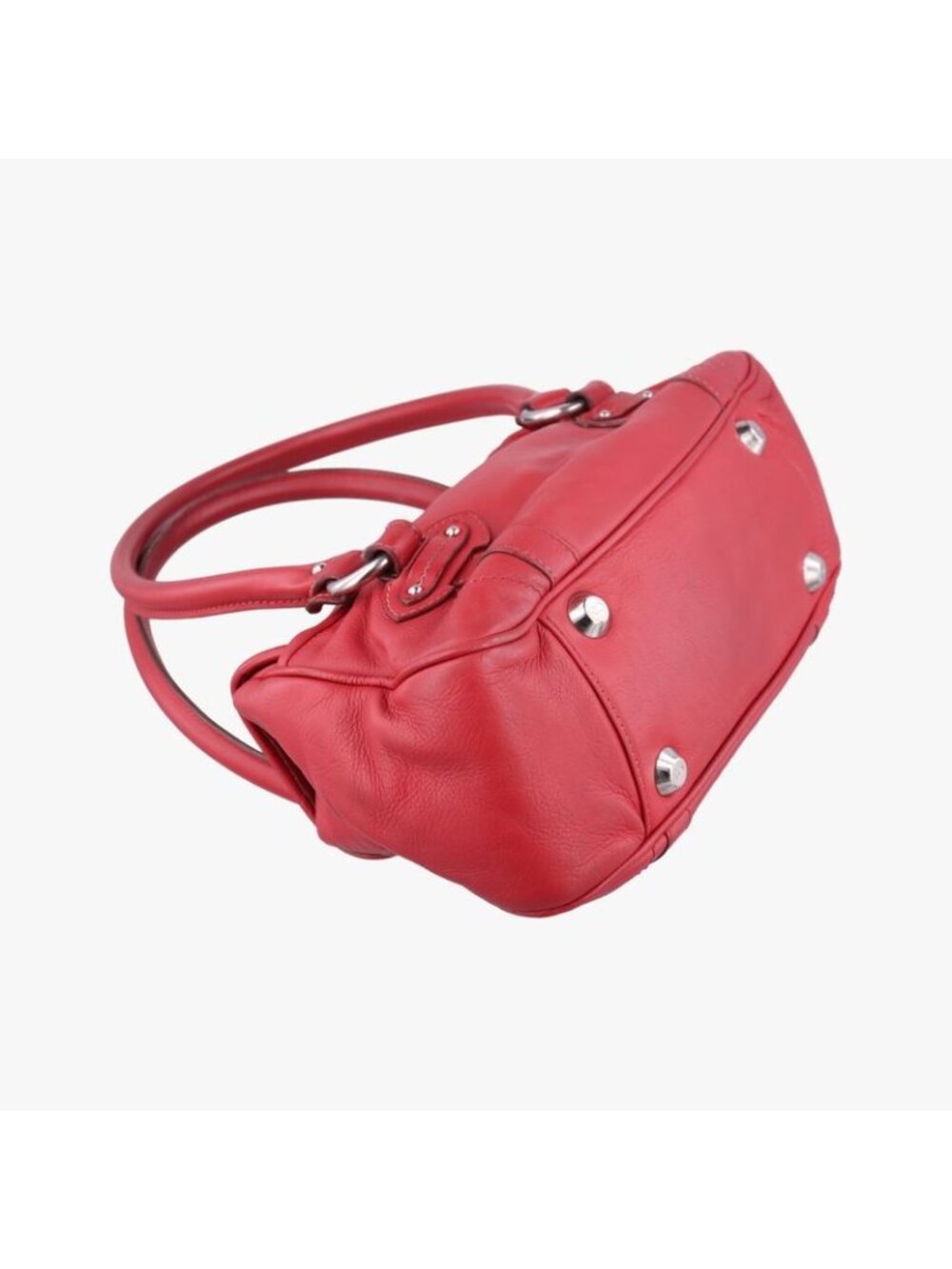 ★SOLD★ Dior Cdlogo Red Leather Handbag - Picture 7 of 16
